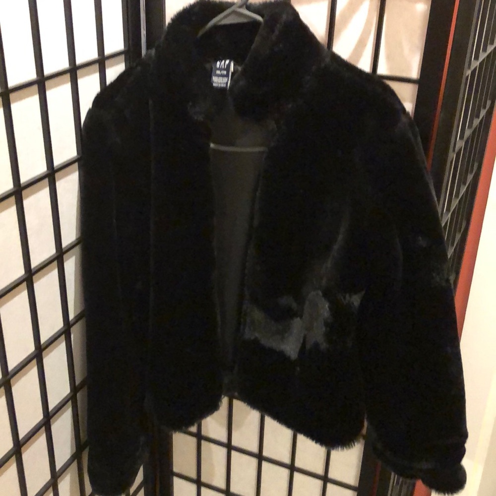 Gap Faux Fur Bomber